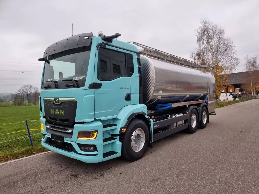 Milchsammelfahrzeug mit modernster Technologie